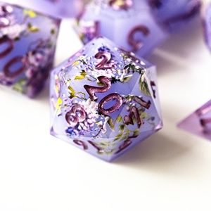 Mini planète résine polyédrique D & D jeu de dés <span class=keywords><strong>Logo</strong></span> personnalisé Dragon et donjon résine haute qualité 7 pièces Opp sac jouets pour jeux du MDN - Product Image 6