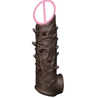 Extenseur de pénis en silicone, gaine creuse pour homme, en TPE souple, réaliste, énorme, pour usage sexuel adulte, prix avantageux