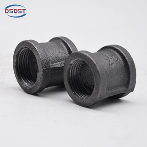 270 dễ uốn sắt đen ổ cắm nữ với xương sườn Dải gang phụ kiện đường ống được sử dụng cho trang trí nội thất - Product Image 3