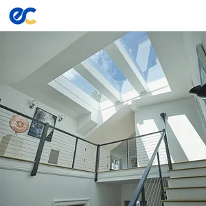 Oberlichter Hersteller Smart Dachfenster Hurricane Impact Aluminium gehärtetes Glasdach Oberlicht