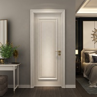 Porte d'Intérieur en Bois Massif Personnalisée par le Fabricant, Qualité Supérieure, Anti-Bruit et Étanche pour Chambre, Villa, Hôtel