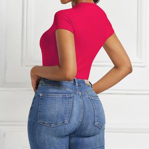 ملابس داخلية نسائية مثيرة جديدة للتنحيف بلون سادة متوفرة في المخزون بتصميم غير منتظم للتجارة الخارجية على الطراز الأوروبي والأمريكي - Product Image 3