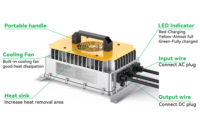 Chargeur intelligent pour voiturette de golf 3000W 72V 88.20V 84V Chargeur de batterie au lithium, au plomb-acide et LifePO4 pour moto électrique avec ROHS
