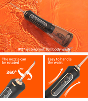 Hydropulseur Dentaire Électrique Sans Fil F6, 5 Modes, 300ML, Rechargeable, Portable, IPX7, Usage Domestique, Fabrication OEM