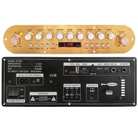 Amplificateur de puissance pour haut-parleur portable D1600, planche d'amplification, danse carrée, karaoké en plein air, chariot pour batterie 12V, 220VDSP Sound