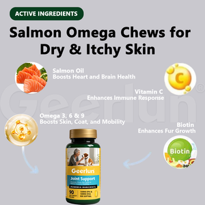 Compléments alimentaires Omega 3 <span class=keywords><strong>6</strong></span> 9 pour chiens avec étiquette personnalisée, favorisent une peau saine et éclatante, une mobilité libre et un soutien articulaire, capsules molles pour animaux de compagnie - Product Image 2