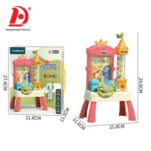 Dinosaurio eléctrico giratorio escalera Castillo interactivo Catch Ball comer frijol máquina niños plástico <span class=keywords><strong>juego</strong></span> de mesa juguete para niños - Product Image 6