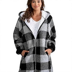 <b>Men's</b> Waterproof Lined <b>Sherpa</b> Fleece <b>Hoodie</b> Warm Teddy Pullover Winter Sweatshirt Soft Fuzzy Plush Party Style - Product Image 1