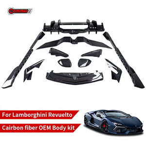ชุดแต่งคาร์บอนไฟเบอร์แบบ OEM สำหรับ Lamborghini Revuelto ประกอบด้วยลิ้นหน้า ฝาครอบกระจกมองข้าง สเกิร์ตข้าง ดิฟฟิวเซอร์หลัง ช่องระบายอากาศบังโคลน - Product Image 1