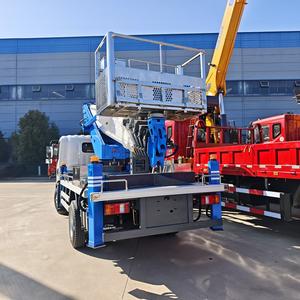 Plataforma de Trabajo Aérea HOWO 4X4 Diésel, Nueva, Montada en Camión, con Brazo Flexible y Canasta, 30m de Altura, Buen Precio - Product Image 3