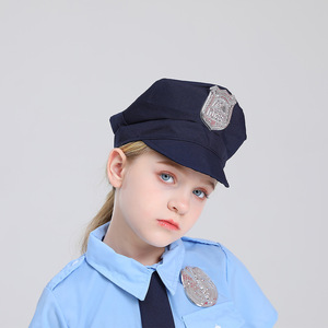 Cute Girl Little Police Game Cosplay Dress Cool Police Officer Uniform Kids Police <span class=keywords><strong>Costume</strong></span> - Product Image 4