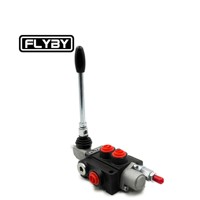 FLYBY 1 Joystick Valve à bobine hydraulique P40 P80 P120 Valve manuelle à commande directionnelle hydraulique pour tracteur chargeur