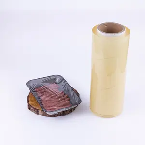 For meat PVC high tensile strength cling film roll For securing and wrapping