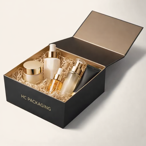 Caja de Embalaje Cosmético Personalizada de Marca, Caja de Regalo Rígida con Cierre Magnético para Set de Cosméticos, Logotipo Personalizado, Directo de Fábrica - Product Image 2