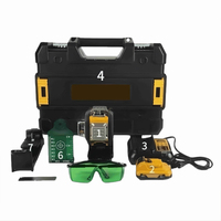 Niveau laser croisé automatique DEWALT DW089LG 360° à 12 lignes, 3 côtés, 12V Lithium, ligne verte, vente en gros usine