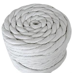 เชือกใยอะลูมิเนียมซิลิเกตถัก ขนาด 20 มม. เชือกใยเซรามิก/ไฟเบอร์กลาส รูปทรงกลม/สี่เหลี่ยม สำหรับซีลปะเก็นทนอุณหภูมิสูง - Product Image 4