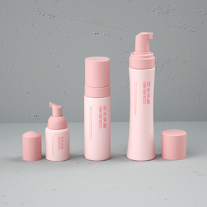 150ml 250ml 500ml đen tím bọt chai cho mặt Sữa rửa mặt tùy chỉnh lông mi dầu gội bao bì Matte Mousse tạo bọt chai - Product Image 3