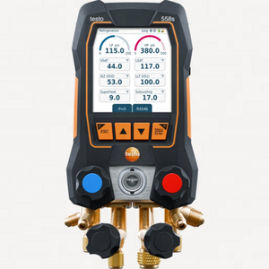 Testo 558s - Manifold numérique avec bloc 4 voies et écran tactile intuitif, best-seller, en stock - Product Image 1