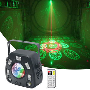 Bola Mágica Púrpura LED Giratoria, Luces de Discoteca, 4 en 1, Estroboscópica, Flash, Activación por Sonido, Láser, Iluminación DJ, ABS, IP44 - Product Image 3