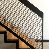 Clôture en maille métallique étendue galvanisée en acier doux de haute qualité