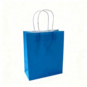 Bolsa de Papel Kraft Marrón KM con Asa Retorcida, Impresión Personalizada, para Comida para Llevar, Almacenamiento de Ropa, Regalos y Compras - Product Image 1