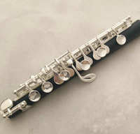 Professional Silver-Plated Piccolo C Tune Bakelite Musical Instrument Metal Head for Wholesale Playing Flute Category