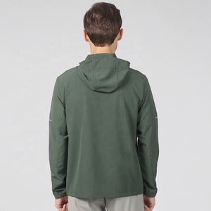 Veste de sport à capuche zippée intégrale pour <span class=keywords><strong>homme</strong></span>, <span class=keywords><strong>protection</strong></span> UV, randonnée en plein air, pêche, vêtements de sport personnalisés avec logo - Product Image 3