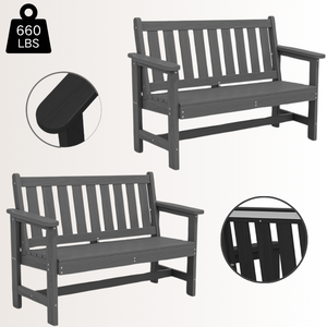 Chaises de jardin en HDPE personnalisées en gros anti-corrosion étanche pour salle à manger/patio/banquette pour le parc - Product Image 3