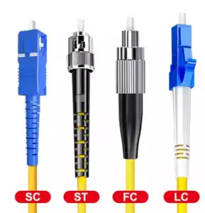 Cabo óptico de fibra lszh, cabo óptico de fibra ótica os2 singlemode simplex pvc para fc LC-FC 9/125 2.0mm