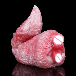 Mainan Seks Vagina Silikon untuk Pria, Fantasi Ekor Rubah, Masturbator Pantat, Monster Pocket Pussy Vaginal - Product Image 2