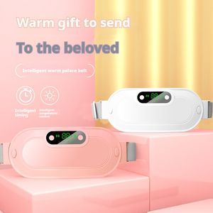 Cinturón de masaje corporal inalámbrico recargable inteligente, almohadilla de calefacción menstrual para mujeres con alivio del dolor de cintura - Product Image 6