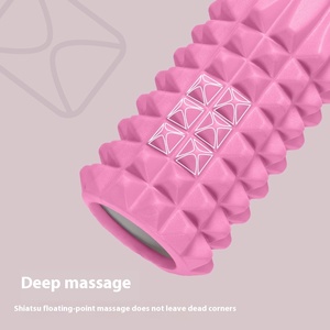 Rodillo de espuma de Yoga de alta densidad de 45cm y 12 pulgadas <span class=keywords><strong>para</strong></span> rehabilitación de Pilates, masajeador hueco <span class=keywords><strong>para</strong></span> liberación miofascial, músculo de espalda - Product Image 5