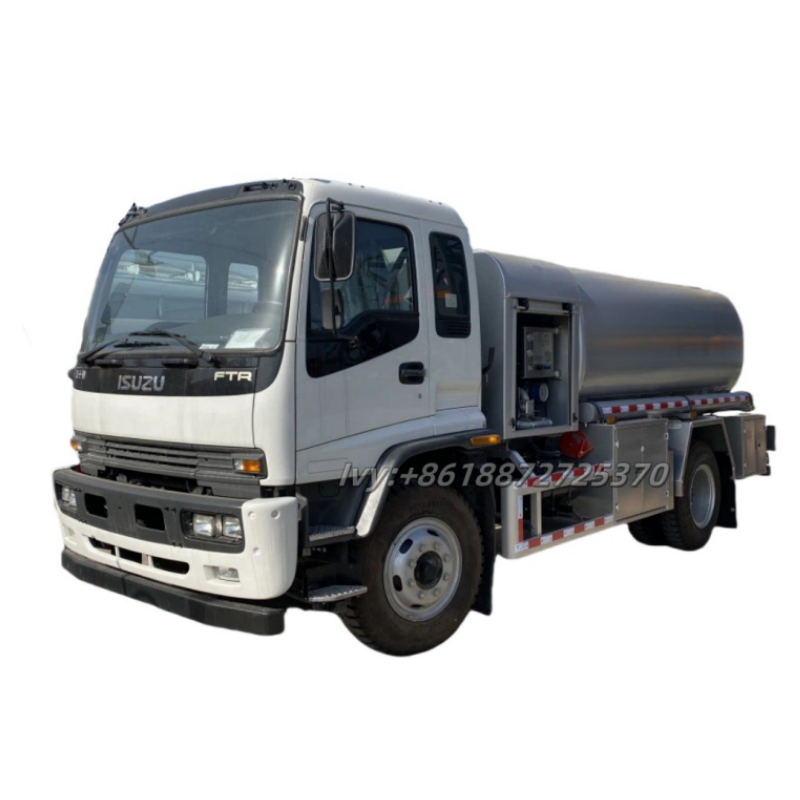 Высокое качество ISUZU Автоцистерна Евро 3 4 5 6 небольшой дизельный Автоцистерна лоток для защиты от разливов 6 колесный нефтяной автоцистерна