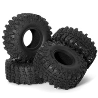 Pièces RC personnalisées Accs Plastique Durable 118mm 1.9 pouces Pneus Pneu pour 1/10 RC Crawler Car Axial SCX10 SCX10 III TRX4 D90