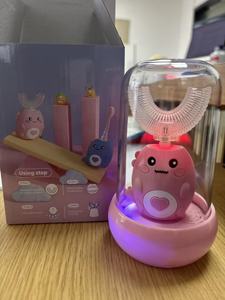 <span class=keywords><strong>Cepillo</strong></span> de Dientes Eléctrico Sónico en Forma de U para Niños, Recargable con Pantalla LED y Cerdas Suaves, Alimentado por USB para Uso Doméstico - Product Image 5