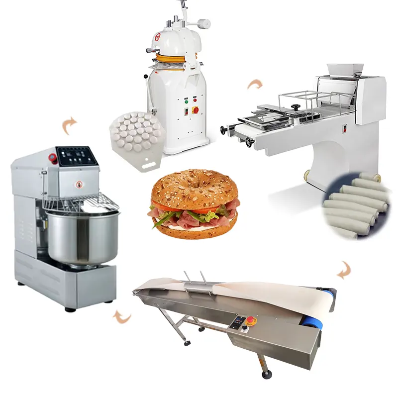Máquina de moldagem automática para donuts e bagels, equipamento comercial de aço inoxidável, venda imperdível de 2024