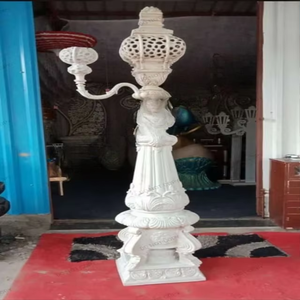 Pilier de mariage Mandap avec motif sculpté orné pour les cérémonies de grand mariage Salle de banquet intérieure et jardin extérieur - Product Image 1