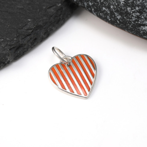 S925 plata esterlina James Avery exquisito esmalte amor sandía encanto colgante - Product Image 2