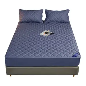 Antibactérien épaissi à trois couches personnalisable taille drap-housse type couvre-matelas protège-matelas