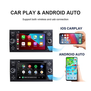 Autoradio 2 DIN 7 pouces 4 <span class=keywords><strong>c</strong></span>œurs avec GPS, amplificateur, Carplay et Android Auto pour <span class=keywords><strong>Ford</strong></span> <span class=keywords><strong>C</strong></span>-<span class=keywords><strong>Max</strong></span> 2003-2010 - Product Image 2