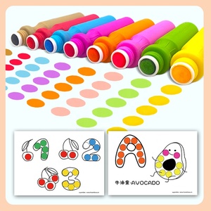 Numeri di giocattoli promozionali all'ingrosso di educazione precoce e libri di pittura di illuminazione del bambino dei Graffiti della frutta per l'<span class=keywords><strong>arte</strong></span> dei bambini - Product Image 5