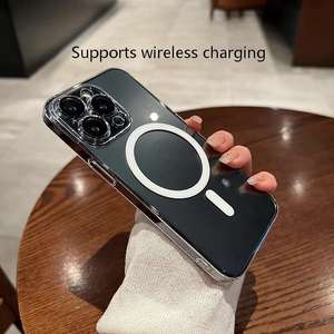 Funda Magnética Transparente Compatible con iPhone 17 Pro con Protector de Lente, Ultrafina, Antigolpes, Simple para Apple 16 - Product Image 4