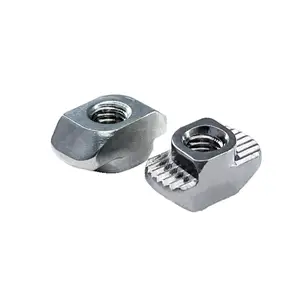 4040 4545 5050 Series Aluminum Extrusions Profile Accessories M4 M5 M6 M8 Stainless Steel T-nut Hammer Nut
