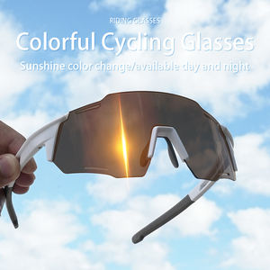 男性用屋外ゴーグル女性フォトクロミックサイクリンググラスフレームレスUv400自転車サングラス - Product Image 5
