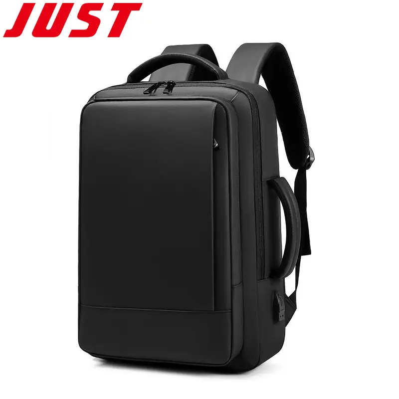 JUST 2022 Waterproof USB Smart Anti Theft Travel Bagpack Laptop Backpack Bag College Student Men's Backpacks