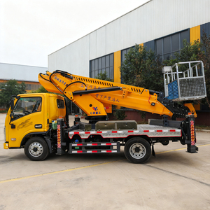 New Diesel Hướng Dẫn Sử Dụng 32M Xô Xe Tải Làm Việc Trên Không Nền Tảng Với Fly Boom Đáng tin cậy Xe Tải Cần Cẩu Nhà Cung Cấp Nhà Máy Bán Hàng Trực Tiếp - Product Image 4