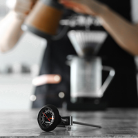 Thermomètre analogique pour café et lait, sonde en acier inoxydable, à clipser, Celsius Fahrenheit, pour Espresso Barista Kitchen