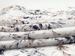 Hochwertiger französischer Seiden-Chiffon-Stoff aus 100% Polyester für Kleidungs stücke
