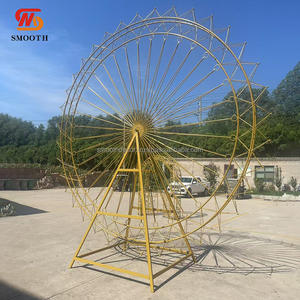 ขาตั้งประตูโลหะสี่เหลี่ยมแบบโค้งตรงจากโรงงานที่ราบรื่นฉากหลังรูปประตูสีทองพร้อมกระจกสำหรับงานแต่งงาน - Product Image 5