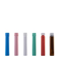 Flacon cylindrique PET de 25 ml, de qualité pharmaceutique, avec bouchon à vis, imprimé sérigraphié, pour médicament liquide enzymatique au collagène, en stock